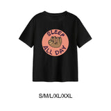 Maxbell Women's T Shirt Streetwear Black Crewneck T Shirt for Street Travel Vacation S