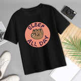 Maxbell Women's T Shirt Streetwear Black Crewneck T Shirt for Street Travel Vacation S