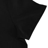 Maxbell Women's T Shirt Streetwear Black Crewneck T Shirt for Street Travel Vacation XL