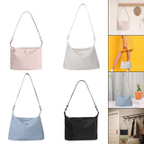 Maxbell Women Shoulder Bag Elegant Stylish Nylon Tote with Zipper Closure Pouch Pink