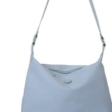 Maxbell Women Shoulder Bag Elegant Stylish Nylon Tote with Zipper Closure Pouch Blue