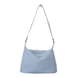 Maxbell Women Shoulder Bag Elegant Stylish Nylon Tote with Zipper Closure Pouch Blue