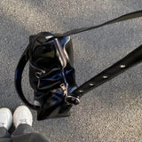 Maxbell PU Leather Crossbody Bag Trendy Women Shoulder Bag for Birthday Party Spring