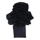 Maxbell Chiffon Instant Hijab for Women Trendy for Ramadan Eid Gift Celebration Home Black
