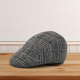 Maxbell Beret Hat Winter Painter Hat Retro Warm Cabbie Hat for Hiking Travel Fishing Dark Gray