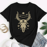 Maxbell Women Printed T Shirt Fashion Female Tee Shirts for Beach Trekking Home