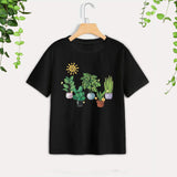 Maxbell Women Printed T Shirt Versatile Short Sleeve Top for Daily Wear Party