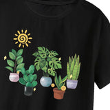 Maxbell Women Printed T Shirt Versatile Short Sleeve Top for Daily Wear Party