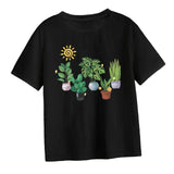 Maxbell Women Printed T Shirt Versatile Short Sleeve Top for Daily Wear Party