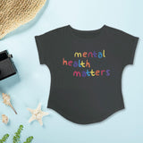 Maxbell Women T Shirt Ladies Clothing Colorful Letter Printed Female Trendy Crewneck