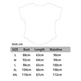 Maxbell Women T Shirt Ladies Clothing Colorful Letter Printed Female Trendy Crewneck