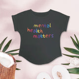 Maxbell Women T Shirt Ladies Clothing Colorful Letter Printed Female Trendy Crewneck