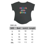 Maxbell Short Sleeve Top Stylish Casual Women Tee for Office Walking Commuting S