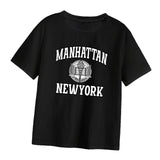 Maxbell Women's T Shirt Sportswear Streetwear Casual Black Fashion Short Sleeve Tops