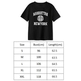 Maxbell Women's T Shirt Sportswear Streetwear Casual Black Fashion Short Sleeve Tops