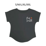 Maxbell Women Printed T Shirt Girls Short Sleeve Top for Daily Wear Climbing Fishing