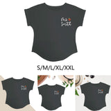 Maxbell Women Printed T Shirt Girls Short Sleeve Top for Daily Wear Climbing Fishing