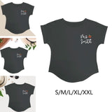 Maxbell Women Printed T Shirt Girls Short Sleeve Top for Daily Wear Climbing Fishing