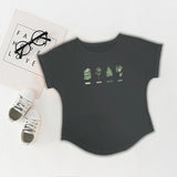 Maxbell Womens T Shirt Stylish Plants Pattern Soft Comfortable Short Sleeve Top