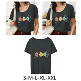 Maxbell Womens Short Sleeve T Shirts Clothes Trendy Comfortable Round Neck Basic Tee