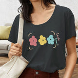 Maxbell Womens Short Sleeve T Shirts Clothes Trendy Comfortable Round Neck Basic Tee