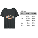 Maxbell Womens T Shirts Streetwear Printed Casual Soft Classic Trendy Crewneck Shirt