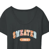 Maxbell Womens T Shirts Streetwear Printed Casual Soft Classic Trendy Crewneck Shirt