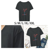 Maxbell Round Neck Tops Loose Fit Casual Basic Tee Shirts for Sports Vacation