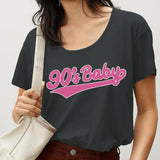 Maxbell Womens Crewneck T Shirts Soft Activewear for Commuting Vacation Travel