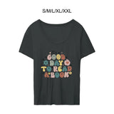 Maxbell Womens T Shirt Streetwear Ladies Round Neck Fashion Simple Basic Tee Clothes