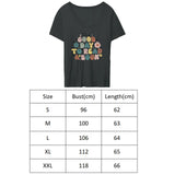 Maxbell Womens T Shirt Streetwear Ladies Round Neck Fashion Simple Basic Tee Clothes