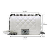 Maxbell Women Shoulder Bag Gifts Elegant Travel Shoulder Bag for Outdoor Travel Work White