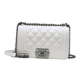 Maxbell Women Shoulder Bag Gifts Elegant Travel Shoulder Bag for Outdoor Travel Work White