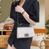 Maxbell Women Shoulder Bag Gifts Elegant Travel Shoulder Bag for Outdoor Travel Work White