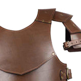 Maxbell Chest Shoulder Harness Shrug Armors for Pirate Party Fancy Dress brown