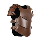 Maxbell Chest Shoulder Harness Shrug Armors for Pirate Party Fancy Dress brown