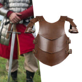 Maxbell Chest Shoulder Harness Shrug Armors for Pirate Party Fancy Dress brown