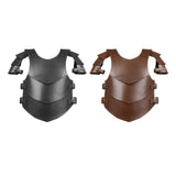 Maxbell Chest Shoulder Harness Shrug Armors for Pirate Party Fancy Dress brown