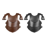 Maxbell Chest Shoulder Harness Shrug Armors for Pirate Party Fancy Dress brown