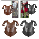 Maxbell Chest Shoulder Harness Shrug Armors for Pirate Party Fancy Dress brown