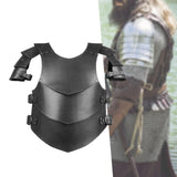Maxbell Chest Shoulder Harness Shrug Armors for Pirate Party Fancy Dress black