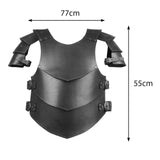 Maxbell Chest Shoulder Harness Shrug Armors for Pirate Party Fancy Dress black