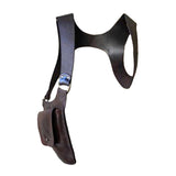 Maxbell PU Leather Hidden Underarm Shoulder Bag Pocket for Cosplay Steampunk Parties Coffee