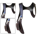 Maxbell PU Leather Hidden Underarm Shoulder Bag Pocket for Cosplay Steampunk Parties Coffee