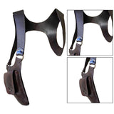 Maxbell PU Leather Hidden Underarm Shoulder Bag Pocket for Cosplay Steampunk Parties Coffee