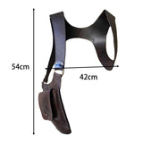 Maxbell PU Leather Hidden Underarm Shoulder Bag Pocket for Cosplay Steampunk Parties Coffee