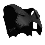Maxbell Medieval Chest Shoulder Harness Buckles for Halloween Fancy Dress Masquerade Black