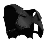 Maxbell Medieval Chest Shoulder Harness Buckles for Halloween Fancy Dress Masquerade Black