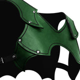 Maxbell Medieval Chest Shoulder Harness Buckles for Halloween Fancy Dress Masquerade Green