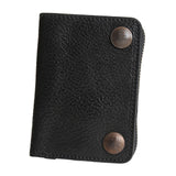 Maxbell Men Wallet Short Wallet Lightweight Card Holder for Husband Father Commuting Black